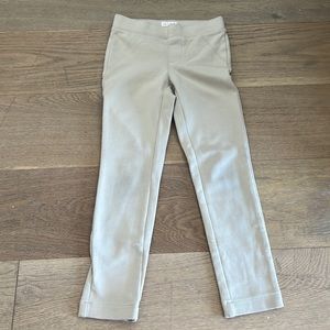 Cat & Jack khaki pants (stretchy/legging) in girls size 6/6x